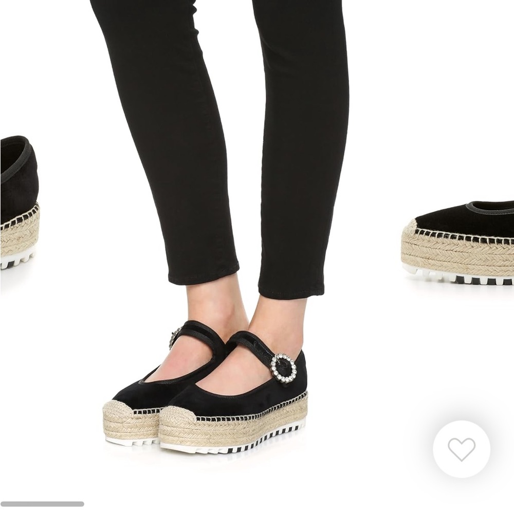 Marc By Marc JacobsWomen's Black Suzi Mary Jane Espadrille Flats